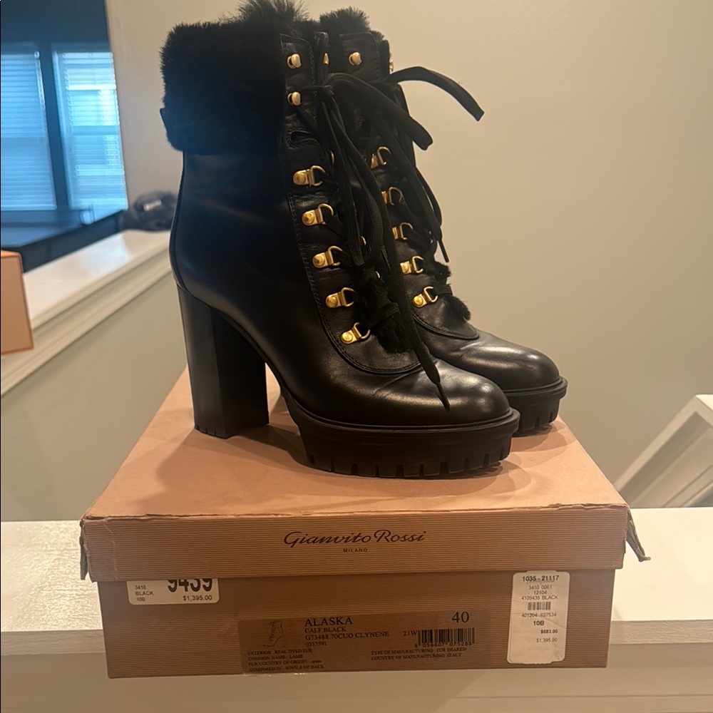 Gianvito Rossi Black Alaska Women's Boots